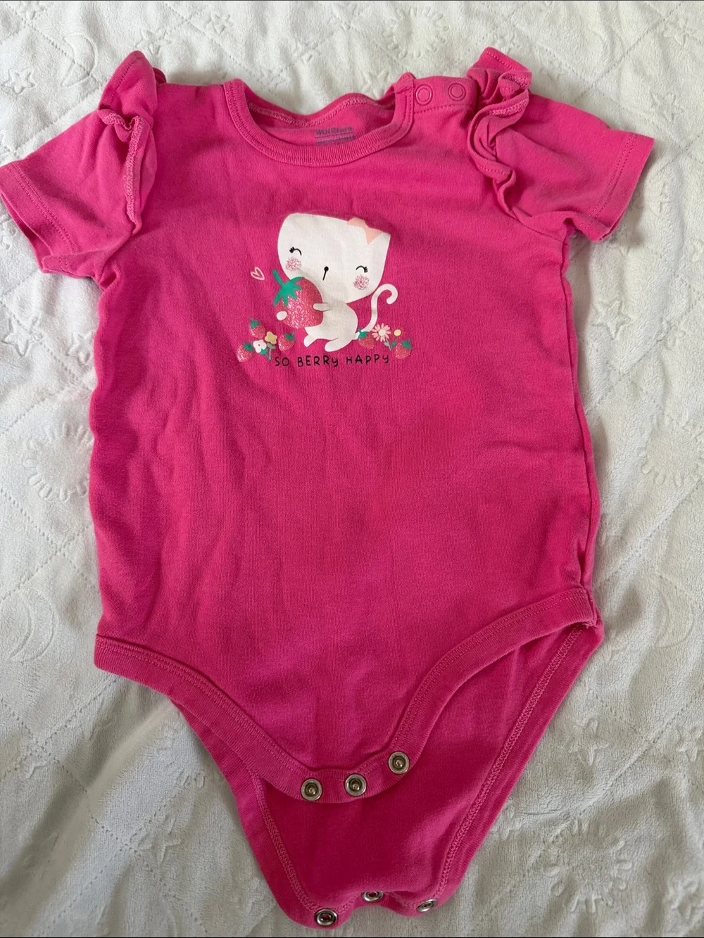 Carter's Girls Pink Floral & Heathered Black Mix 5-Piece Outfit Set 9-12 months